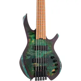 Cort 197881452506 Space 5 Headless 5-string Bass Guitar Star Dust Green Rf