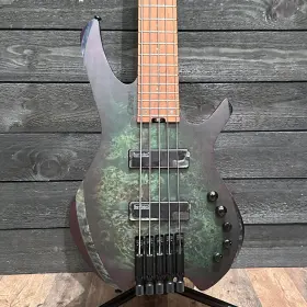 2504049116 Cort Space 5 Headless 5-string Electric Bass Guitar - Star Dust Green