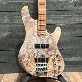 408269136 Cort Gb-modern 4 String Electric Bass Guitar - Open Pore Charcoal Grey