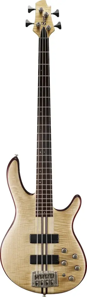 A4plusfmmhopn Cort Artisan Series A4 Plus Bass Guitar. Open Pore Natural