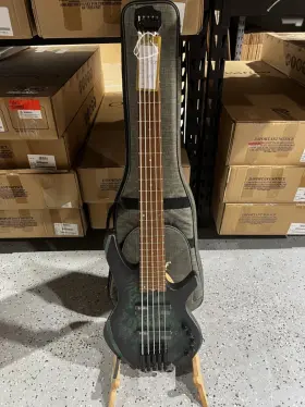 Space5 Cort Sdg Bass Guitar With Bag - Star Dust Green