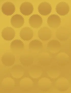 949351 Cosco Great Papers Starburst Gold Foil Certificate Seal 1.75 Inch 100 Count