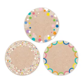 10885 Creative Teaching Press Ctp Krafty Pop Colorful Kraft Cards 6 Inch
