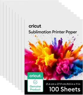 2012014 Cricut Sublimation Paper - 100 Sheets 8.5 Inch X 11 Letter Size Compatible Wi