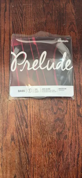 Bc30034bk Daddario Prelude E String Bass 3/4
