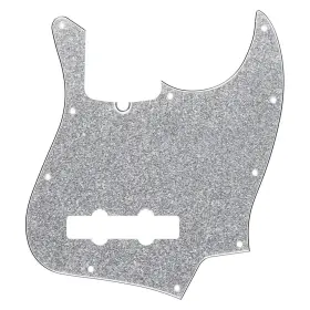 Dandrea 643876047450 D Andrea Jazz Bass Guitar Pickguard 4 String Silver Sparkle Mim Usa