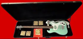 23678.00 Danelectro Electric Bass Guitar Dano63 Sea Green Hollow 4 String 24 Frets Used