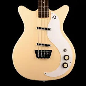 58del003 Danelectro Used 59dc Shorthorn Short-scale Bass Vintage Cream With Gig Bag