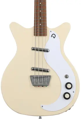 Ft59dc Danelectro 59ssb Short Scale Bass - Vintage Cream