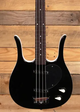 Danelectro 611820026431 Longhorn Bass Guitar Black