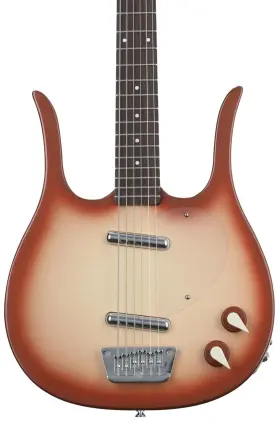 Danelectro 611820026455 Longhorn Baritone Electric Guitar - Copper Burst