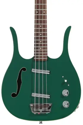 Danelectro 611820515966 Red Hot Longhorn Semi-hollowbody Bass Guitar - Jade