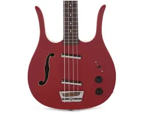 Danelectro 611820515997 Red Hot Longhorn Bass Guitar -