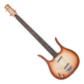 D58lhblft-cpr Danelectro Longhorn Bass Lefty - Copperburst