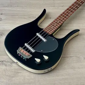 Dl58cb Danelectro Longhorn Bass Short Scale Black Demo-excellent