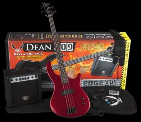 Dean Guitars 811501008057 Edge 09 Bass Guitar Amp Gig Bag Tuner Cord Strap And Picks