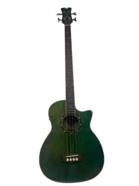 He3033375 Dean Guitars 819998006105 E/a 4-string Bass Guitar Eqabatbl Green