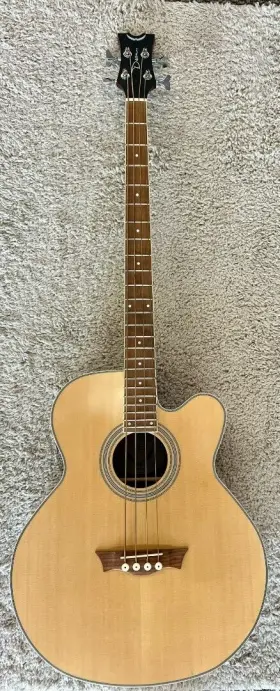 Dean Guitars 852660717626 Eabc 4-string Acoustic-electric 34 Inch Scale Bass In A Natural Finish