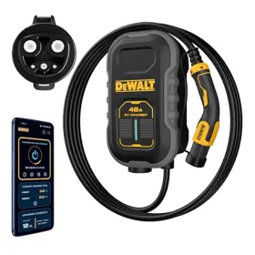Dewalt 810010539953 Level 2 Compact Ev Charger Hardwired Nacs Charging Station