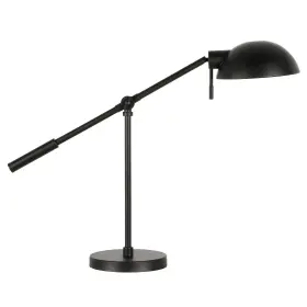 Dexter 810062531998 23.25 Inch Tall Boom Arm Table Lamp With Metal Shade In Blackened Bronze/blac