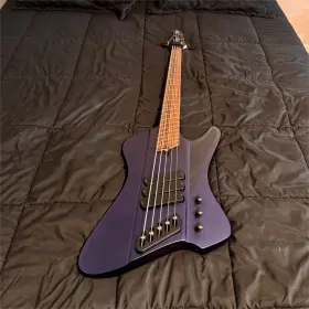 15329 Dingwall D-roc Standard 5-string Electric Bass Guitar Solid Body Purple Novax