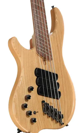L-c3-5-nat-p-sh Dingwall Guitars Combustion 5-string Left-handed Electric Bass - Natural Ash