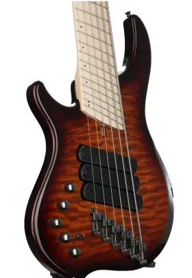 L-c3-6-q-vb-m-sh Dingwall Guitars Combustion 6-string Left-handed Electric Bass - Vintageburst