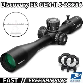 64155 Discovery Opt Optics Ed Gen Ii 5-25x56 Ffp 34mm Zero Stop Scope Japanese Glass