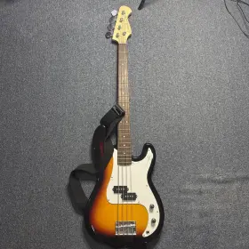 Dpb-510 Donner Ec1227 Electric Bass Guitar P-b Spilt Coil Pickups Vintage Bridge