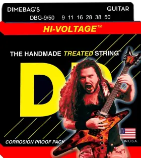 Dr Strings 600781001700 Electric Guitar Dimebag Darrell Signature Treated Nickel-plated 9-50
