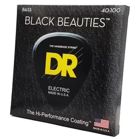 Bkb-40 Dr Strings Black Beauties Bass Guitar 4-string 40-100