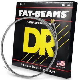 Fb5-45 Dr Strings Fat-beam Bass Guitar Silver
