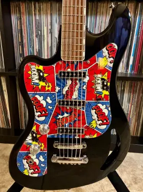 Tb64 Eastwood 6-string Bass Teisco Copy Mods And Upgrades Lefty Left-handed