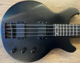Ej-78tv Edwards Esp Luna Sea Matte Black Finish Electric Bass Guitar With Gig Bag