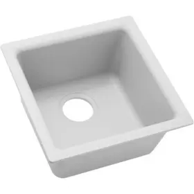 Elg1616wh0 Elkay 094902080529 Quartz Classic White Single Bowl Dual Mount Bar Sink