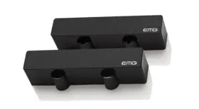 3976.00 Emg J5 Active 5-string Jazz Bass Pickup Set With Wiring Kit Black Usa Brand New
