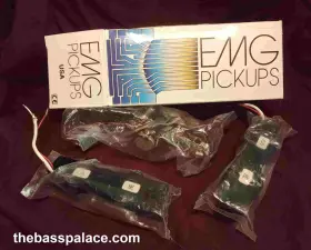 Emg 654330400681 Jazz Bass Set With Pots And Wiring Harness 1980s Hard-wired Stubby Leads