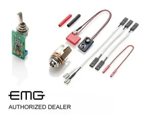 Emg Emg-pa2-87.00 Pa2 Preamp Booster With Switch Up To 20db Gain Passive Or Active Pickups New