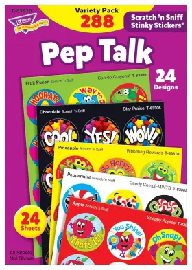 83920 Enterprises Inc Pep Talk Stinky Stickers Variety Pack By Inc. 288 Ct. 24 Designs