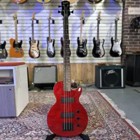 1010200468 Epiphone 2010 Les Paul Special Bass - Flamed Maple Top Cherry With Case