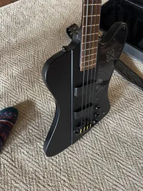 1106121670 Epiphone Goth Thunderbird Iv Electric Bass Used Good Condition