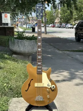 1402212748 Epiphone Jack Casady Signature - Gold Metallic