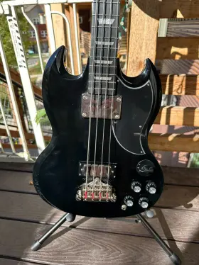 Epiphone 580228714652 Sg Bass Eb-3 2-pickup Ebony With Gig Bag