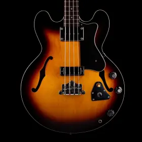 88epi002 Epiphone Pre Owned 1999 Rivoli Ii Bass Vintage Sunburst With Gig Bag