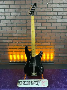Accubass-0903-u Epiphone Accu Bass 80s/90s Inch P-bass Black Electric Guitar With Gig Bag