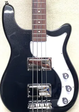 Ebemgphnh1 Epiphone Embassy Bass 4 String Electric Black Mfg 08-2023 Mint Condition