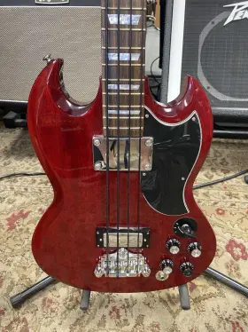 Ebg3chch1 Epiphone Model Eb-3 4-string Sg Electric Bass Guitar In Cherry