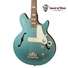 Ebjcfpenh1 Epiphone Jack Casady Artist Series Signature Bass - Faded Pelham Blue