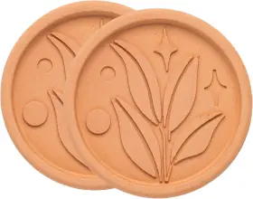 Epoca 445019277242 Goodful Brown Sugar Saver And Softener Disc With Elegant Leaf Design Multiple U