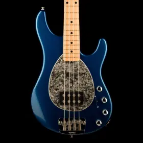 88mus008 Ernie Ball Pre Owned Music Man Sterling 4-string Pearl Blue Bass With Hsc